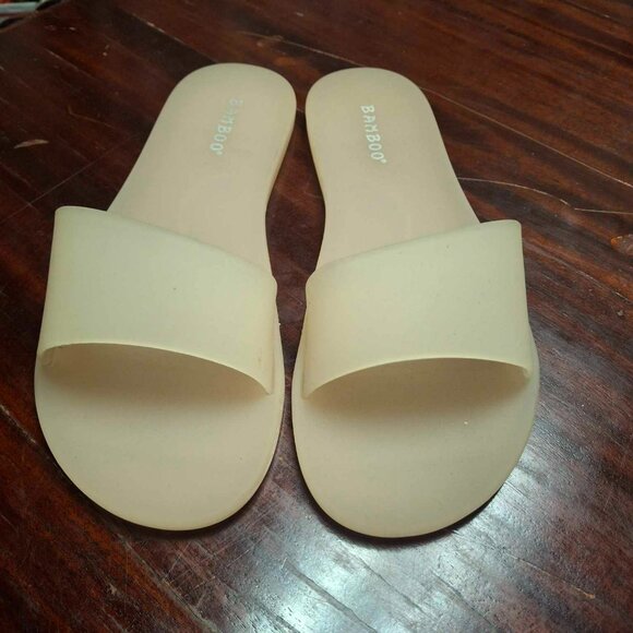 Bamboo Shop Peach Jelly Sandals - Picture 1 of 4